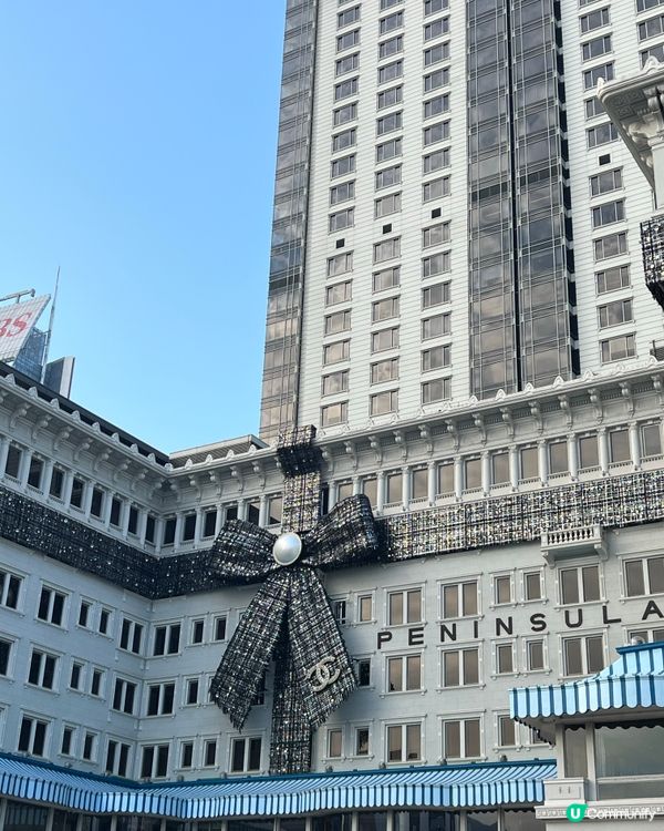 優雅簡約半島酒店Chanel聖誕裝飾🎅🏻🎄✨