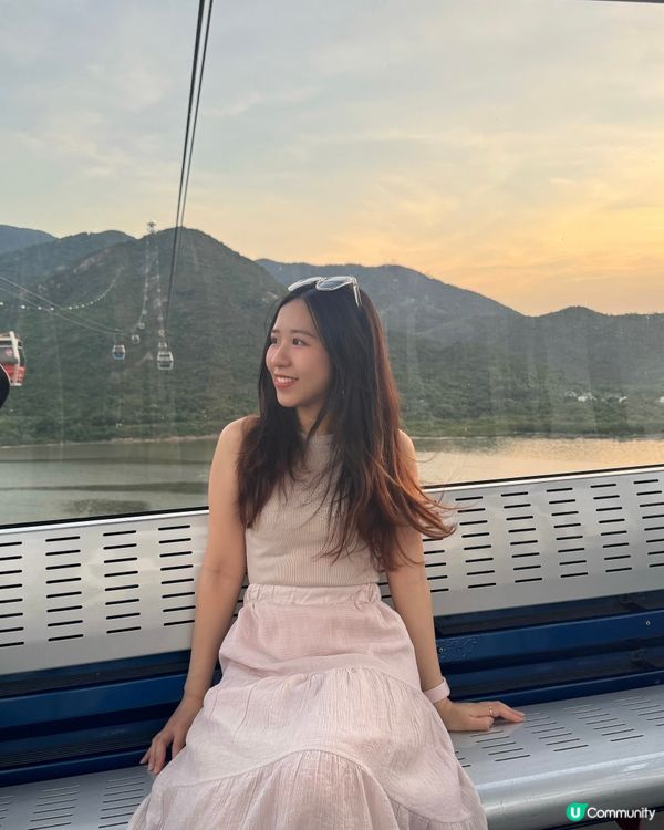 坐昂坪360睇夜香港！🤩