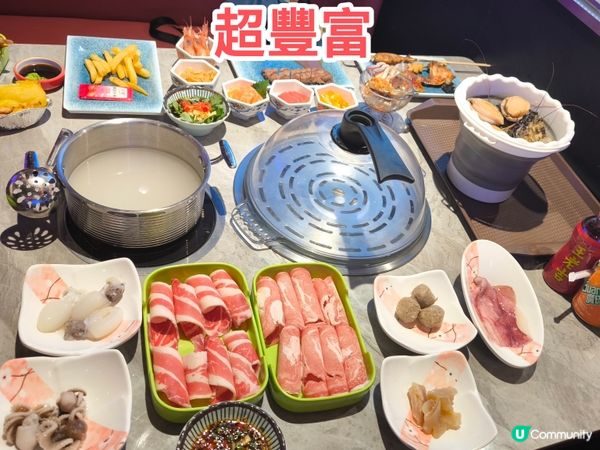 深圳超新鮮即撈活海鮮蒸汽鍋+榴槤+火鍋放題+豐盛自助餐