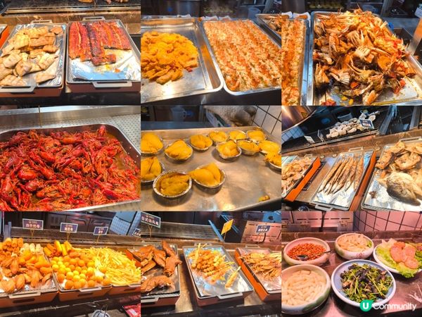 深圳超新鮮即撈活海鮮蒸汽鍋+榴槤+火鍋放題+豐盛自助餐