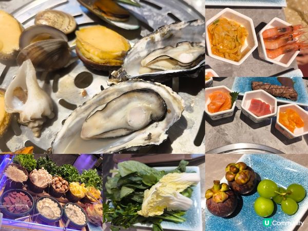 深圳超新鮮即撈活海鮮蒸汽鍋+榴槤+火鍋放題+豐盛自助餐