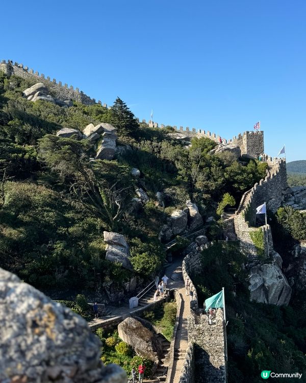 摩爾人城堡🏰：辛特拉必去！ #旅行 #打卡