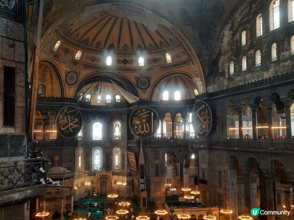 土耳其伊斯坦堡舊城區聖蘇菲亞大教堂