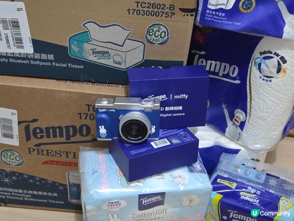🇭🇰｜tempo 德寶紙巾送 Miffy相機📸
