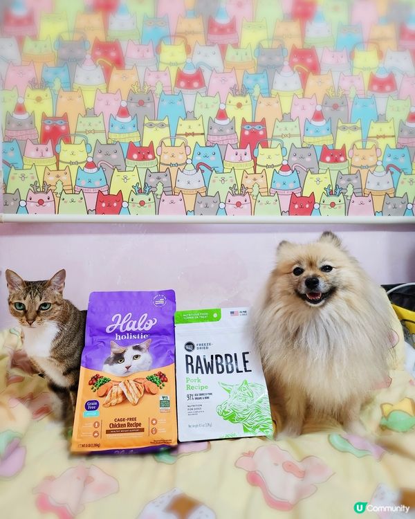 送出🐱🐶BIXBI優質凍乾同埋Halo純鮮肉乾糧🤩