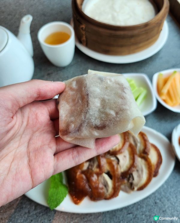 「古琴雅苑」午市套餐真係好抵食，有半隻烤北京填鴨🦆、意大利黑...