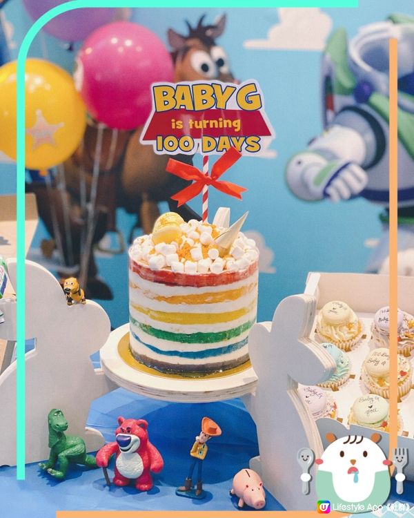 Rainbow x DIY Toy Story Cake