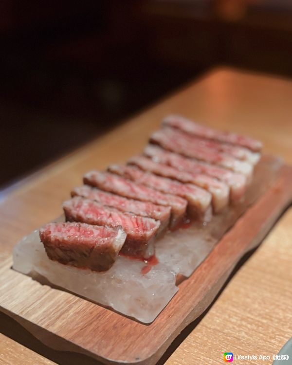 高級韓國燒肉丨鹽磚和牛西冷丨絕美雪花油脂滿滿