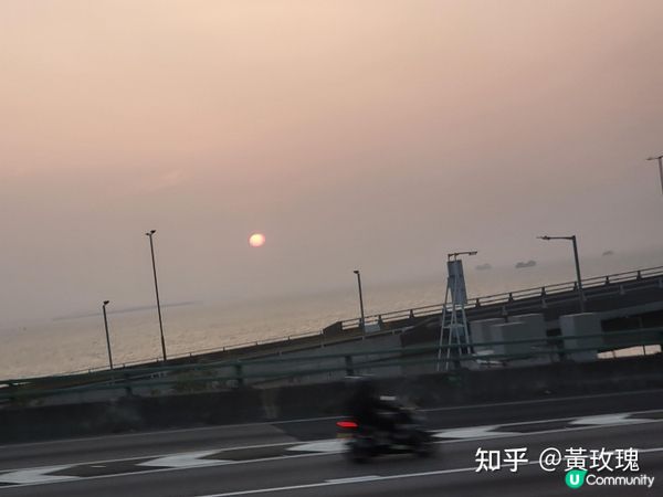 屯門公路的日落