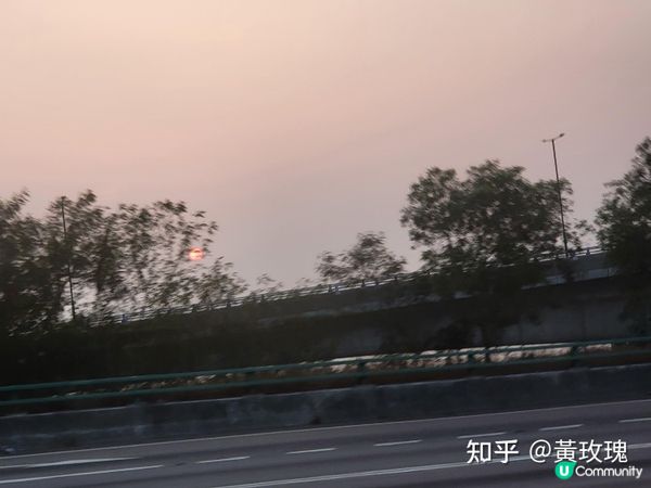 屯門公路的日落