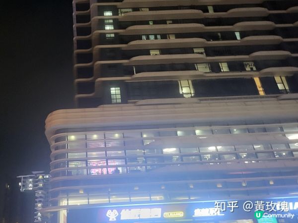 珠海市中心街景夜拍