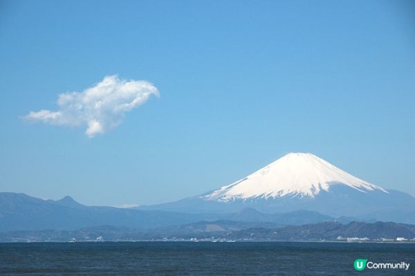 大海，雲之富士山
