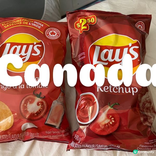 茄汁味薯片，紫粉滿滿停唔到口！🤤🍟