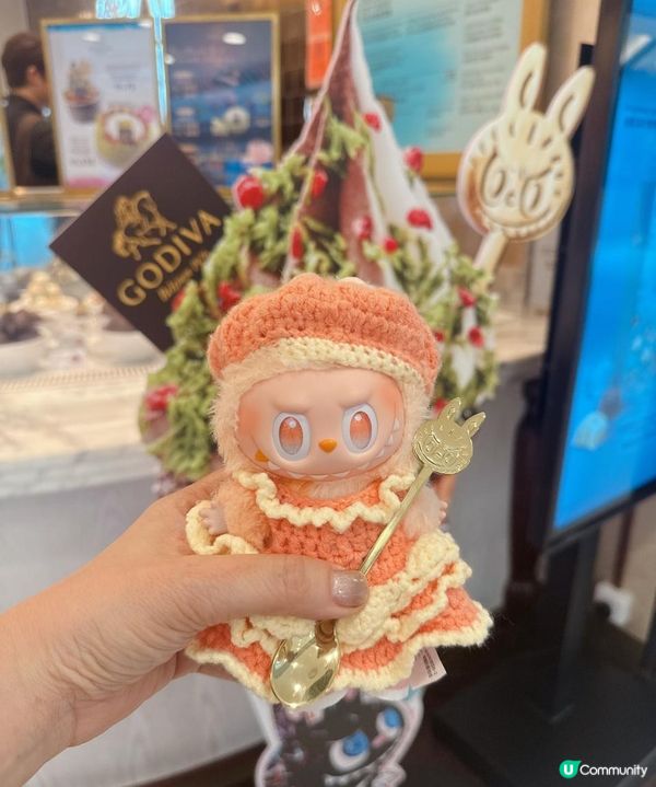 LABUBU fans行動啦GODIVA X LABUBU 食🍦送限定金色匙羹