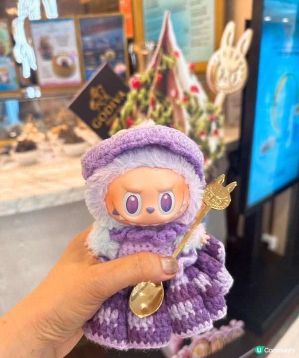 LABUBU fans行動啦GODIVA X LABUBU 食🍦送限定金色匙羹
