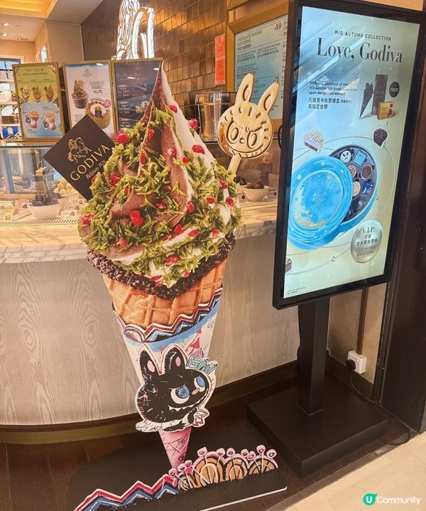 LABUBU fans行動啦GODIVA X LABUBU 食🍦送限定金色匙羹