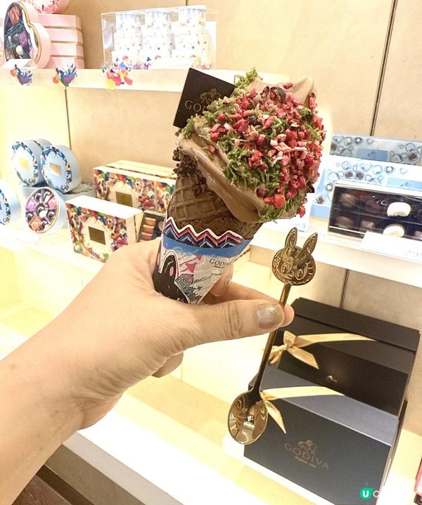 LABUBU fans行動啦GODIVA X LABUBU 食🍦送限定金色匙羹