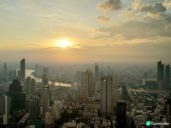 泰國最高skybar觀景台日落