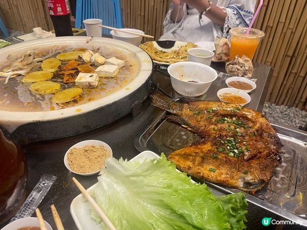 1洱海燒烤必食！石板燒😋 老闆超好人！🔥 鮮榨果汁正！