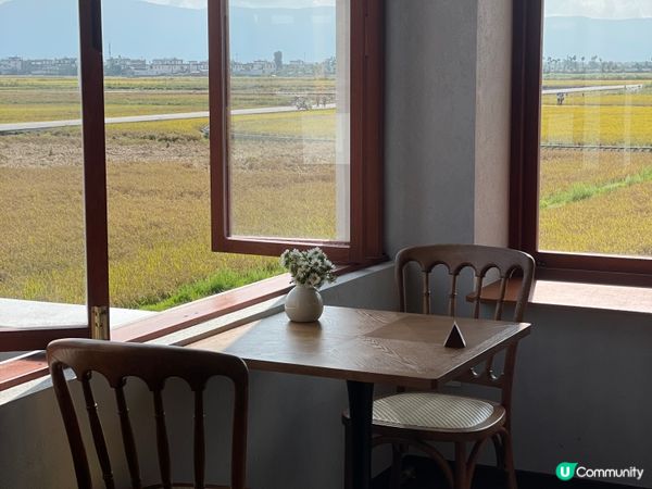 我想咖啡☕稻田邊嘅靜謐午後🌾！