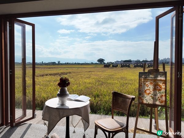 我想咖啡☕稻田邊嘅靜謐午後🌾！