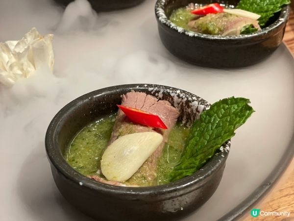 蒼山薄荷牛肉卷！仙氣飄飄☁️😋 #大理美食