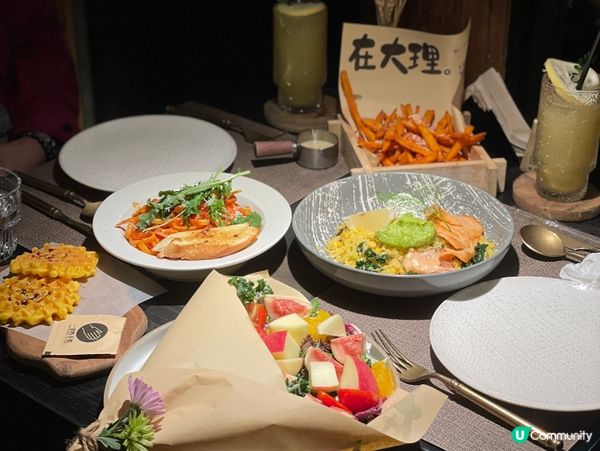 左岸夜色浪漫西餐！😋 視覺味覺雙重享受！