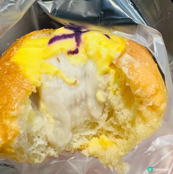 🍠芋泥布丁包｜初麥手作烘焙