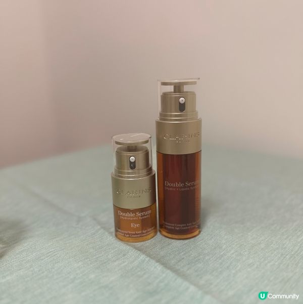 Clarins賦活雙精華+賦活精華眼霜👍🏻😍