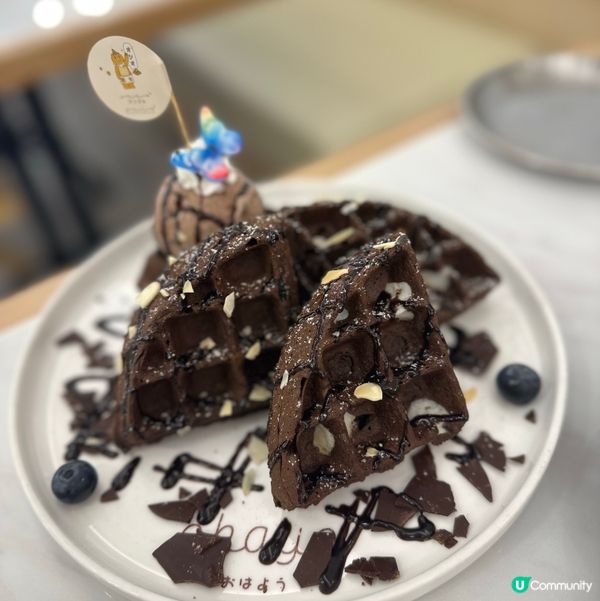 海港城日系cafe ☕️  窗邊靚景 + 麻糬窩夫🧇