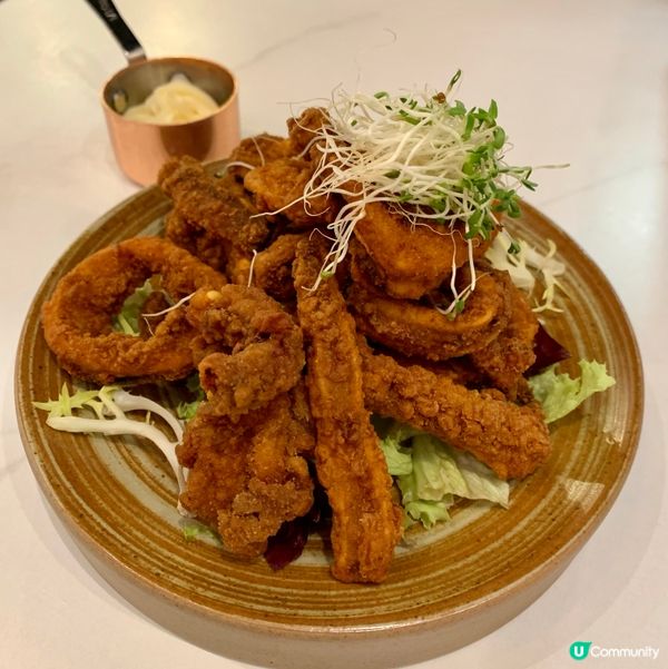 脆炸魷魚鬚、魷魚圈