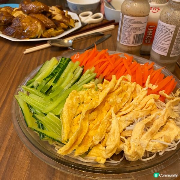 《大人小朋友最愛》健康胡麻素菜冷麵🍜