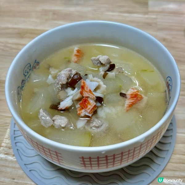 [在日自家煮] 冬瓜粒湯飯