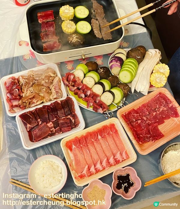 在家燒肉都可以好豐富 😋