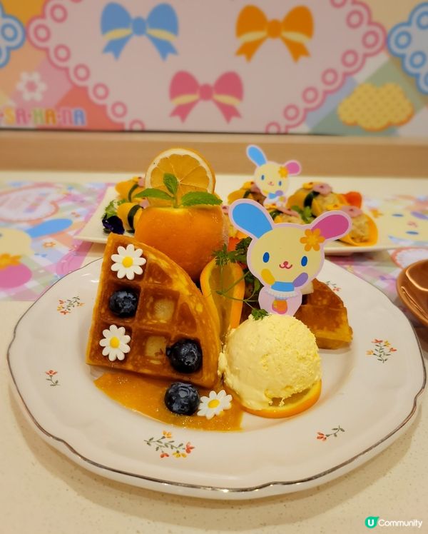 心動甜心派！橙味雪葩窩夫😋🍫