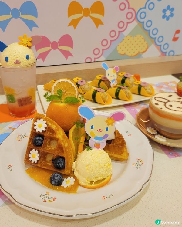 心動甜心派！橙味雪葩窩夫😋🍫