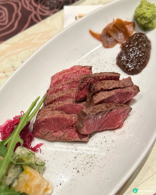 2800yen 🥩 A5 神戶牛赤身牛排晚餐