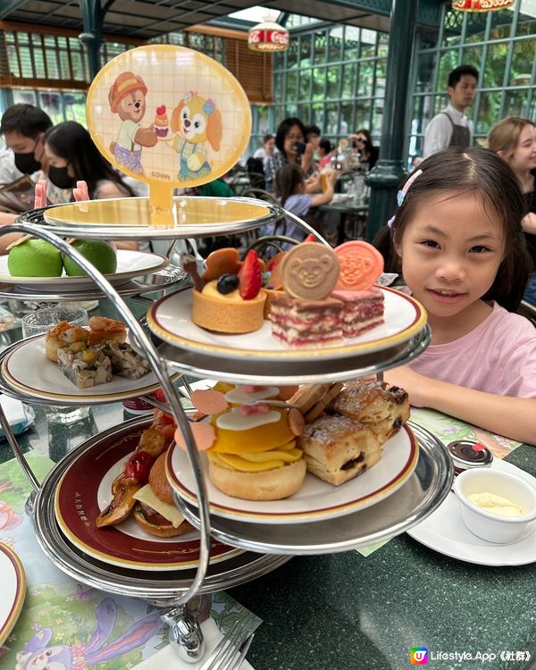 香港迪士尼樂園三層架下午茶 #甜蜜負荷
