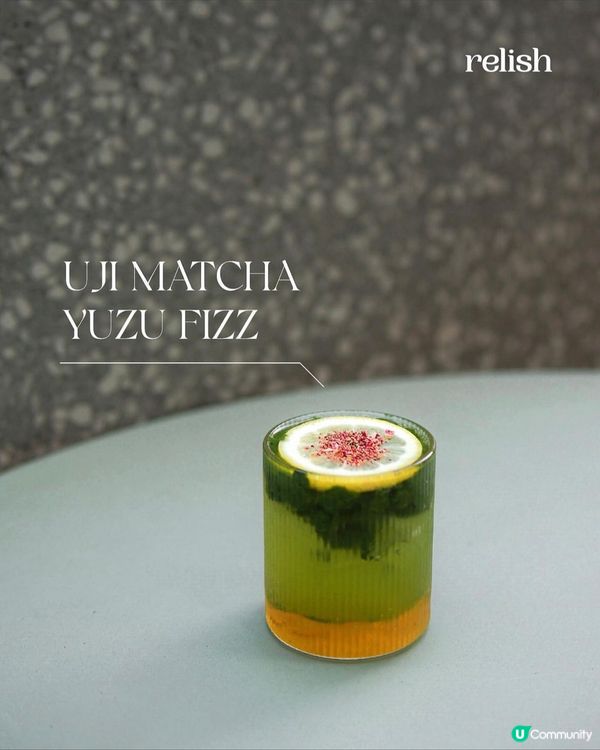 Matcha Yuzu Fizz