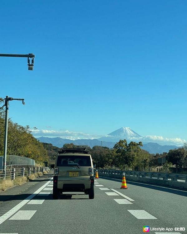 終於看到富士山真面目啦