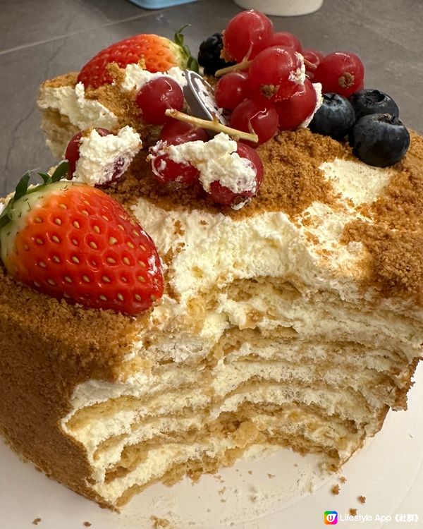 ❣️❣️生日蛋糕❣️❣️俄羅斯風味鮮雜莓蜂蜜千層蛋糕