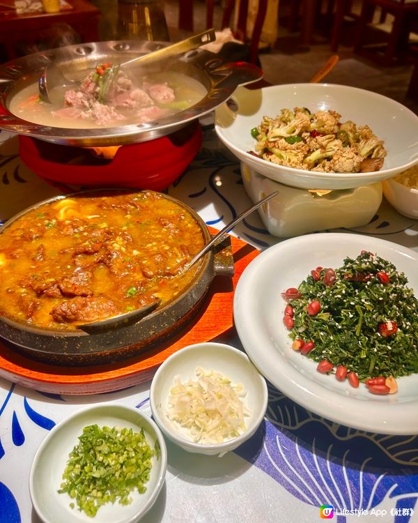 深圳！陜西菜，羊肉鍋湯頭清甜