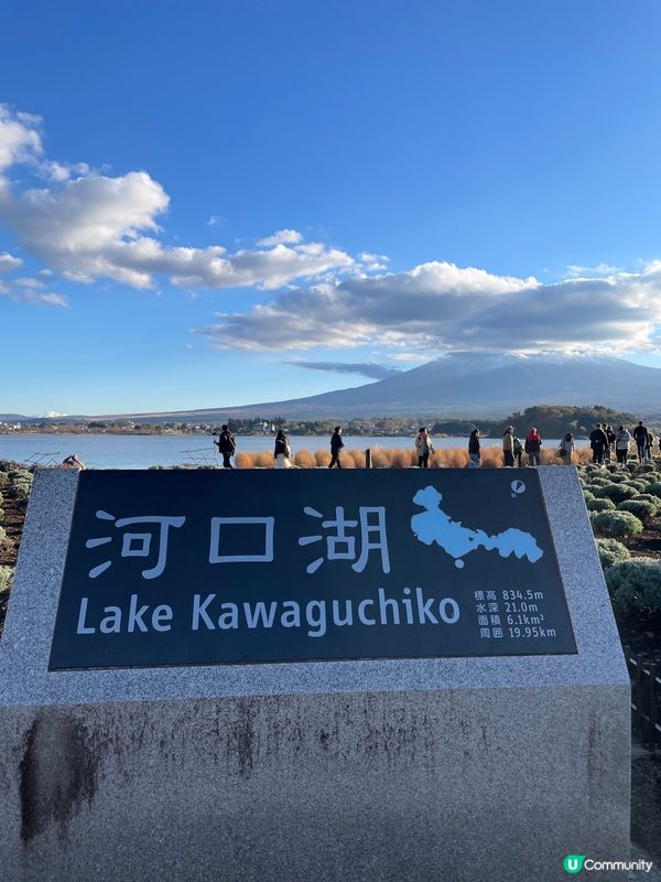 終於看到富士山真面目啦