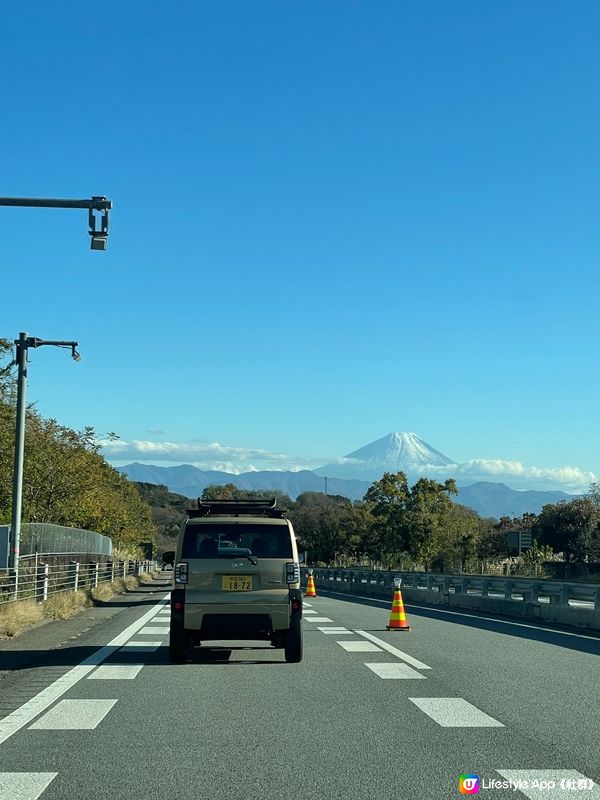 終於看到富士山真面目啦