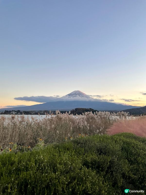 終於看到富士山真面目啦