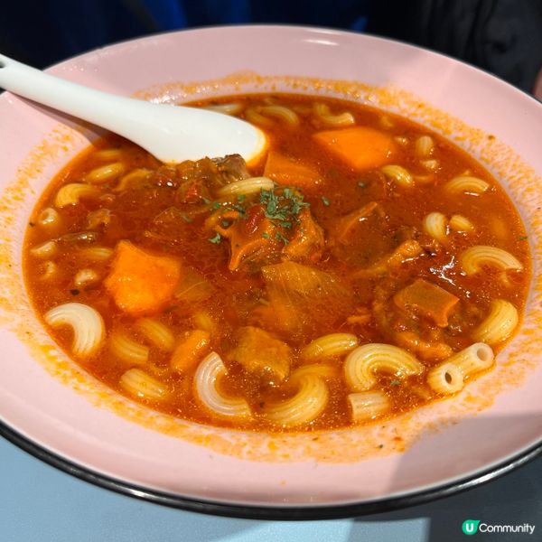 真係食到清碟嘅牛尾湯通粉