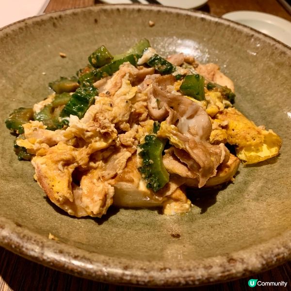 涼瓜豬肉片炒蛋