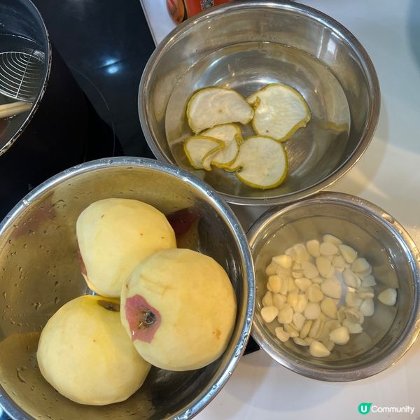 蘋果雪梨水🍎🍐！懶人必備滋潤湯水！😋