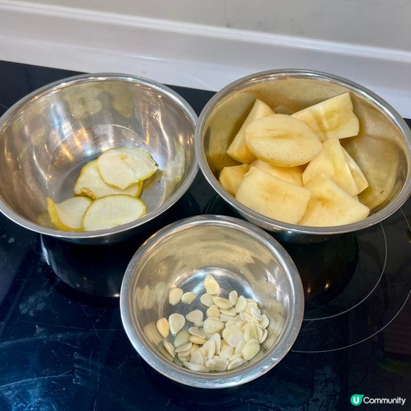 蘋果雪梨水🍎🍐！懶人必備滋潤湯水！😋