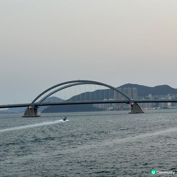 日出而作，月落而息，在大橋遇見最美將南。」🌅🌙